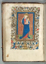 Book of Hours (Use of Metz): Fol. 26v, Virgin and Child, c. 1440. France, Metz. Ink, tempera, and