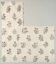 Embroidered Cover, 1700s. France, 18th century. Embroidery, silk; overall: 119.4 x 133.4 cm (47 x