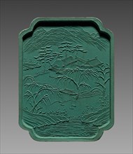 Ink Cake, 1736-95. China, Qing Dynasty (1644-1911), Qianlong reign (1736-95). Ink cake; overall: 6