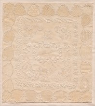 Sampler, 1800s. Mexico, 19th century. Embroidery; average: 38.1 x 41.9 cm (15 x 16 1/2 in.).