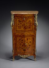 Fall-front Secretary, c. 1765- 1775. Attributed to Leonard Boudin (French, 1735-1804). Wood