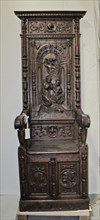 High-back Stall, 1534. France, 16th century, period of Francis I. Walnut; overall: 183.5 x 71.5 x