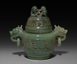 Koro, 1736-1795. China, Qing dynasty (1644-1912), Qianlong reign (1735-1795). Jade; overall: 19.8