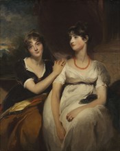 Portrait of Charlotte and Sarah Carteret-Hardy, 1801. Thomas Lawrence (British, 1769-1830). Oil on