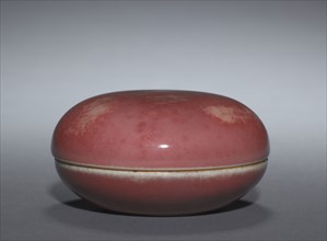 Seal Color Box , 1662-1722. China, Jiangxi province, Jingdezhen, Qing dynasty (1644-1912), Kangxi