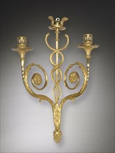 Louis XVI Style Candle Bracket, c. 1775-1790. France, style of Louis XVI, 18th Century. Gilded
