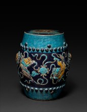 Garden Seat:  Fahua Ware, 1368-1644. China, Jiangxi province, Ming dynasty (1368-1644). Porcelain;