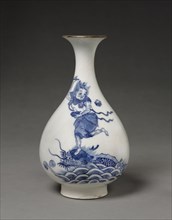 Pear-Shaped Vase, 1723-1735. China, Jiangxi province, Jingdezhen kilns, Qing dynasty (1644-1912),