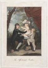 The Affectionate Brothers (The Lamb Children), 1791. Francesco Bartolozzi (British, 1727-1815).