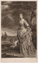 Mrs. Matthew Ellis, 1780. William Dickinson (British, 1746-1823). Mezzotint and roulette