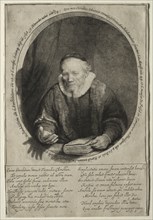 Jan Cornelis Sylvius, Preacher, 1646. Rembrandt van Rijn (Dutch, 1606-1669). Etching and drypoint