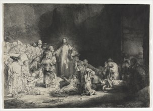 The Hundred Guilder Print, c. 1649. Rembrandt van Rijn (Dutch, 1606-1669). Etching, drypoint, and
