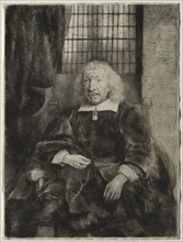 Thomas Haaringh, c. 1655. Rembrandt van Rijn (Dutch, 1606-1669). Etching and drypoint; sheet: 19.7