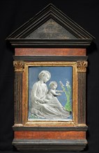 Madonna and Child, c. 1460-1470. Luca della Robbia (Italian, 1400 ?-1482). Glazed terracotta;