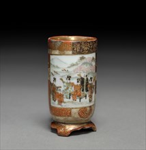 Miniature Porcelain Vase , 1800's. Japan, late Kutani ware, 19th century. Overglaze porcelain;