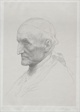 Portrait of Cardinal Manning (2nd Plate). Alphonse Legros (French, 1837-1911). Lithograph