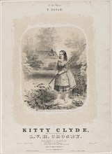 Kitty Clyde, 1854. America, 19th century. Lithograph