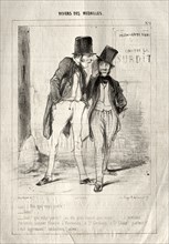 Revers des Médailles, 1842. Paul Gavarni (French, 1804-1866). Lithograph