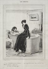 Les Lorettes, 1842. Paul Gavarni (French, 1804-1866). Lithograph