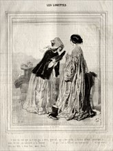 Les Lorettes, 1842. Paul Gavarni (French, 1804-1866). Lithograph