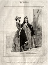 Les Lorettes, 1842. Paul Gavarni (French, 1804-1866). Lithograph