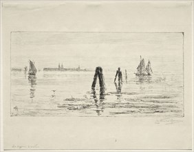 Lagoon, Morning. Charles Nicolas Storm van 's-Gravesande (Dutch, 1841-1924). Lithograph