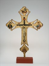 Processional Cross, c. 1320. Master of Santa Chiara (Italian). Oil on canvas on wood; unframed: 61