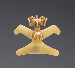 Bird Pendant, c. 1000-1550. Panama, Veraguas-Chiriquí style, 10th-16th century. Cast gold; overall: