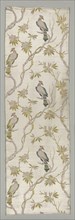 Cockatoos, late 1700s - early 1800s. France, late 18th - early 19th century. Brocade and