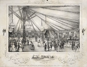Fête donnée à Tivoli en faveur des pensionnaires de l'ancienne liste civile le 3 Juin 1840, 1840.