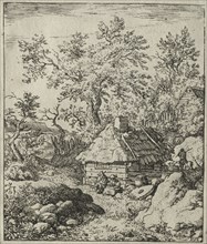 The Millstone. Allart van Everdingen (Dutch, 1621-1675). Etching