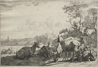 The Shepherd, 1644. Paulus Potter (Dutch, 1625-1654). Etching