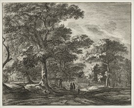 Six View in the Wood of the Hague. Roelant Roghman (Dutch, 1627-1692). Etching