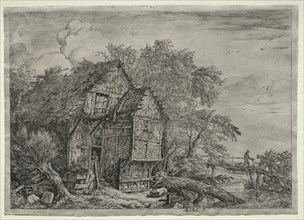 The Little Bridge. Jacob van Ruisdael (Dutch, 1628/29-1682). Etching