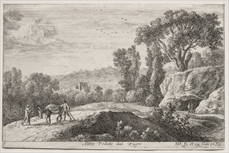 Views of Rome:  Second View of Zugro. Herman van Swanevelt (Dutch, c. 1600-1655). Etching