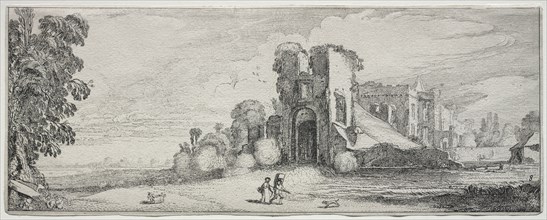Landscapes and Ruins: Brederode Castle. Jan van de Velde (Dutch, 1593-1641). Etching
