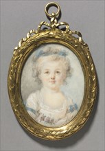 Portrait of a Little Girl, c. 1785. Attributed to Anne-Marie Fragonard (French, 1745-1823).