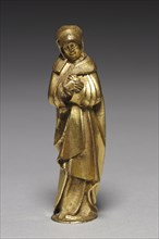 Mourning Virgin, late 1400s. Germany, Franconia, late 15th century. Gilt bronze; overall: 10.2 cm