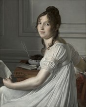Sophie Crouzet, c. 1801. Louis Hersent (French, 1777-1860). Oil on fabric; framed: 101 x 85.5 x 12