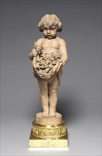 Child Carrying Fruit and Flowers, 18th-early 19th century. Clodion (French, 1738-1814). Terracotta;