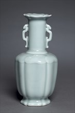 Vase with Dragon Handles, 1736-1795. China, Qing dynasty (1644-1912), Qianlong reign (1735-1795).