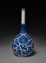 Bottle-shaped Vase, 1662-1722. China, Qing dynasty (1644-1912), Kangxi reign (1661-1722).