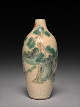 Snuff Bottle with Stopper, 1736-1795. China, Qing dynasty (1644-1912), Qianlong reign (1735-1795).