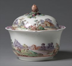 Covered Sugar Bowl (Sucrier couvert), 1745- 1748. Sèvres Porcelain Manufactory (French, est. 1740),