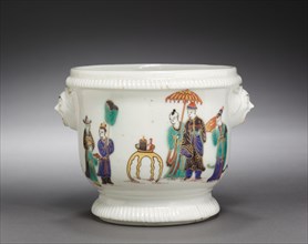 Bottle Cooler, c. 1725- 1735. Saint Cloud Porcelain Factory (French). Soft-paste porcelain with