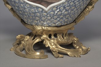 Covered Vase, 1749. Meissen Porcelain Factory (German). Porcelain mounted in gilt bronze; overall: