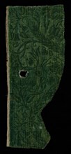 Fragment of Wool Velvet, 16th century. Spain, 16th century. Velvet (cut and voided): wool; average:
