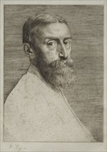 Sir E. J. Poynter. Alphonse Legros (French, 1837-1911). Etching and drypoint