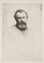 Self-Portrait (Third Plate), 1880. Alphonse Legros (French, 1837-1911). Drypoint