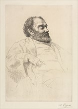 Val Prinsep. Alphonse Legros (French, 1837-1911). Drypoint